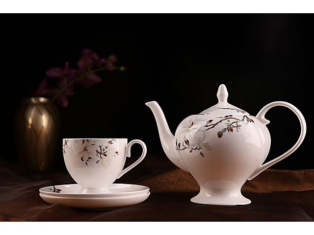 Чайный сервиз Магнолия Royal Aurel на 6 персон 15 предметов