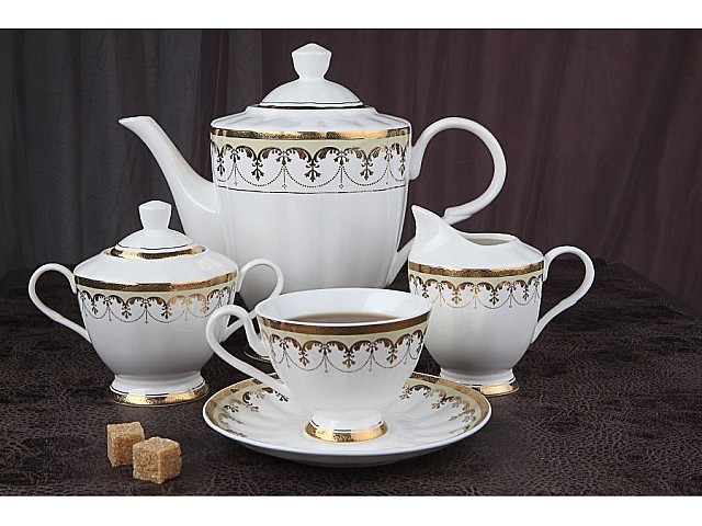 Чайный сервиз Империал Royal Aurel на 6 персон 15 предметов