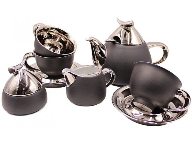 Сервиз чайный Rudolf Kampf Кельт 252В на 6 персон 15 предметов с чайником 1,2 л в подарочном коробе