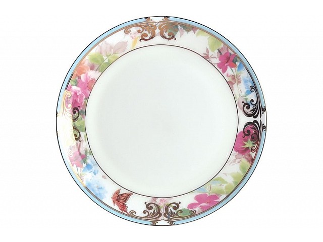 Набор тарелок Цветущий сад Royal Aurel 20 см 6 штук