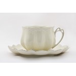 Чашка с блюдцем Leander Виктория Слоновая кость 0,2л