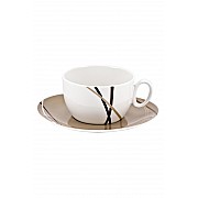 Чашка с блюдцем Мокко Royal Fine China 260 мл