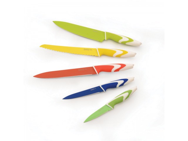 Набор ножей с керамическим покрытием Studio BergHoff разноцветные 4 шт