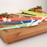 Набор ножей с керамическим покрытием Studio BergHoff разноцветные 4 шт