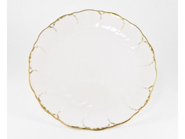Набор 6 тарелок десертных 23 см Narumi Белый с золотом