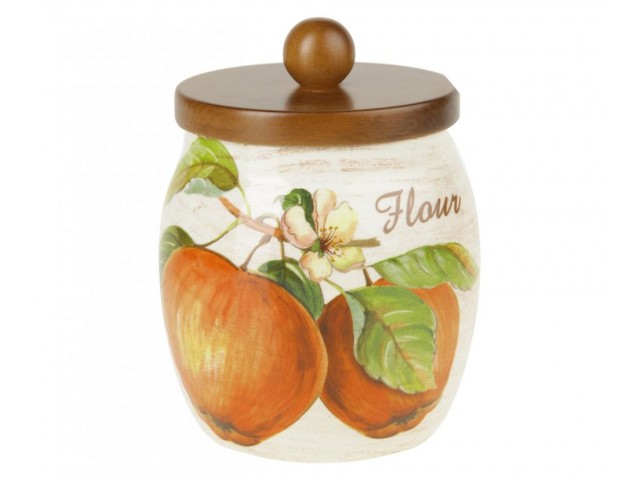 Банка для муки Фрукты Sestesi (Сестеси) 14*18 см