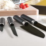 Набор ножей с керамическим покрытием Essentials BergHoff черного цвета 4 шт
