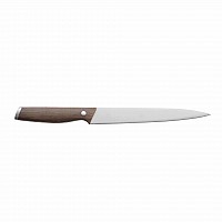 Нож для мяса Essentials BergHoff с рукоятью из темного дерева 20см