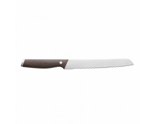 Нож для хлеба Essentials BergHOFF с рукоятью из темного дерева 20см