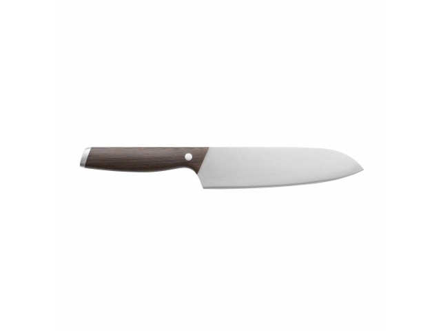 Нож сантоку Essentials BergHoff с рукоятью из темного дерева 17,5см