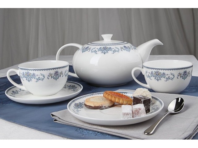Чайный сервиз Саксония Royal Aurel на 6 персон 13 предметов