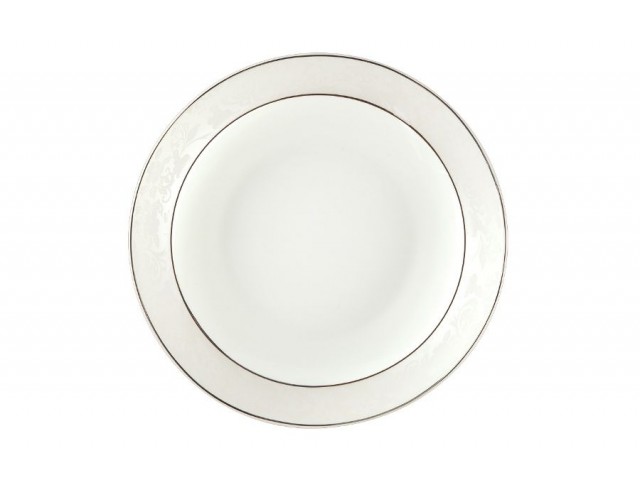 Набор тарелок суповых Пион белый Royal Aurel 20 см 6 штук