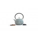 Заварочный чайник чугунный Studio BergHoff белый с цветами 1,1 л