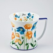 Кружка 450 мл Цветочная симфония-Июнь Royal Bone China