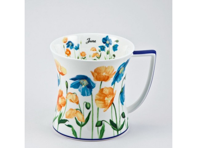 Кружка 450 мл Цветочная симфония-Июнь Royal Bone China