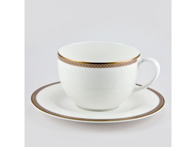 Чашка 270 мл Золотая вышивка Royal Bone China