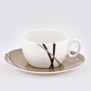 Чашка с блюдцем Мокко Royal Fine China 390 мл