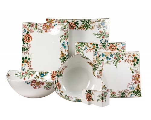 Сервиз чайный Royal Bone China Джардино на 6 персон 17 предметов