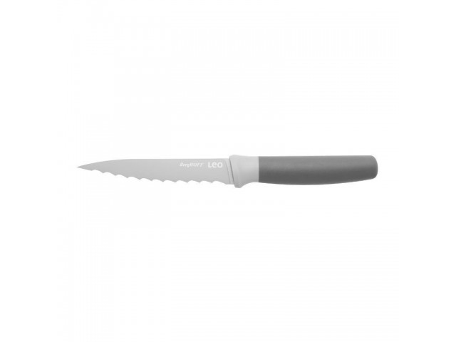 Нож универсальный зазубренный 11,5см Leo BergHoff серый