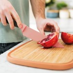 Нож поварской 19см Leo BergHoff розовый