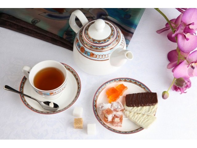 Чайный сервиз Гермес Royal Aurel на 6 персон 13 предметов