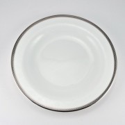 Набор 6 тарелок 21 см Серебряная вышивка Royal Bone China