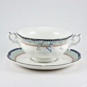 Бульонница Парагон Royal Bone China с 2 ручками