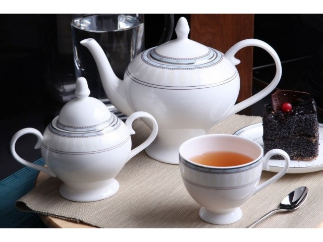 Чайный сервиз Британия Royal Aurel на 6 персон 15 предметов