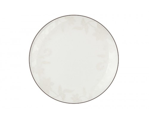 Набор тарелок Белый лотос Royal Aurel 25 см 6 штук