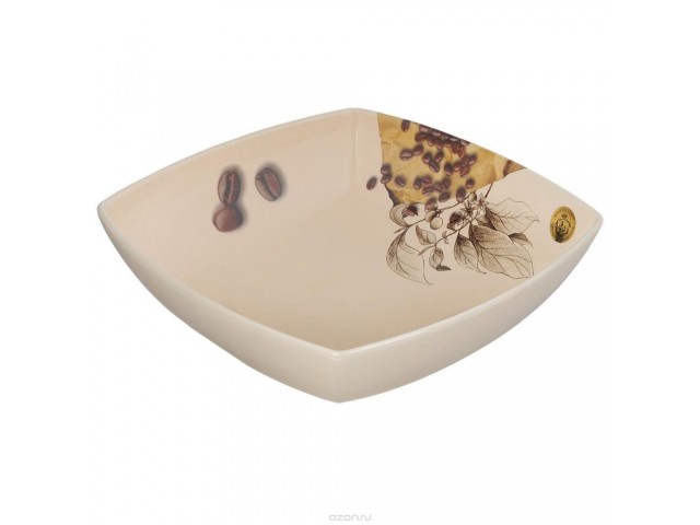 Салатник квадратный глубокий 27 см Мокко Сестеси (Sestesi)