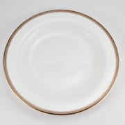 Набор 6 тарелок 21 см Золотая вышивка Royal Bone China