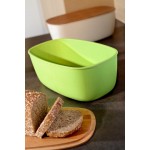 Емкость для хранения хлеба с крышкой CooknCo BergHoff зеленая 35 см