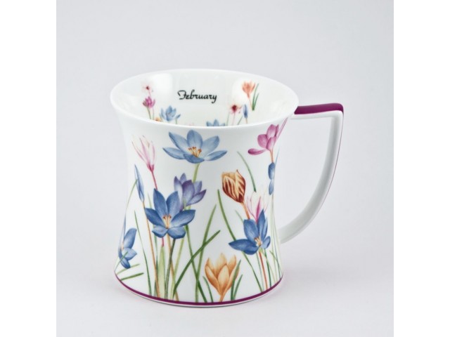 Кружка 450 мл Цветочная симфония-Февраль Royal Bone China