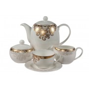 Сервиз чайный Золото Востока Касбах Royal Bone China на 6 персон 17 предметов
