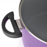 Кастрюля с крышкой 20см 3,7л фиолетовая Eclipse BergHoff