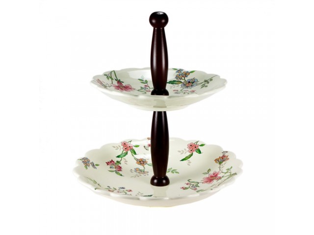 Этажерка 2 ярусная Прованс Nuova Ceramica 32 см