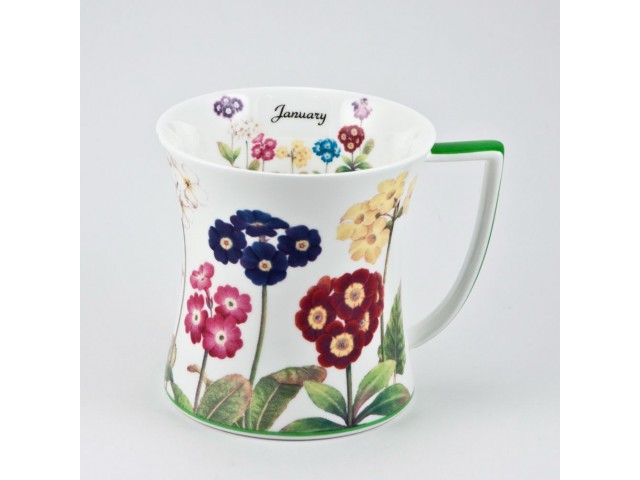 Кружка 450 мл Цветочная симфония-Январь Royal Bone China