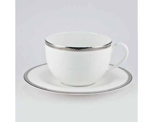 Чашка 270 мл Серебряная вышивка Royal Bone China