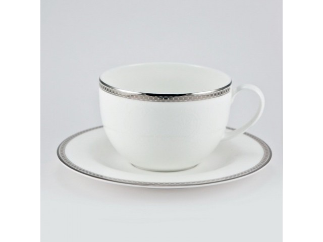 Чашка 270 мл Серебряная вышивка Royal Bone China