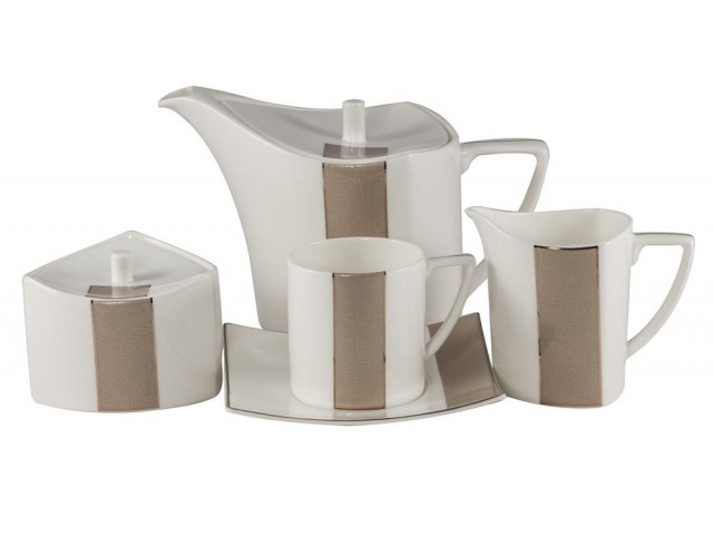 Сервиз чайный Шайн Royal Bone China на 6 персон 17 предметов