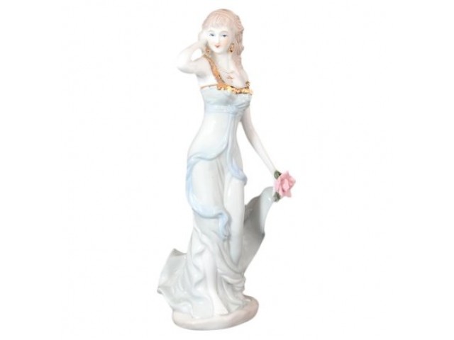 Статуэтка керамическая Девушка в белом платье Royal Classics 30 см