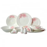 Столовый сервиз на 6 персон 30 предметов Розовые цветы Royal
