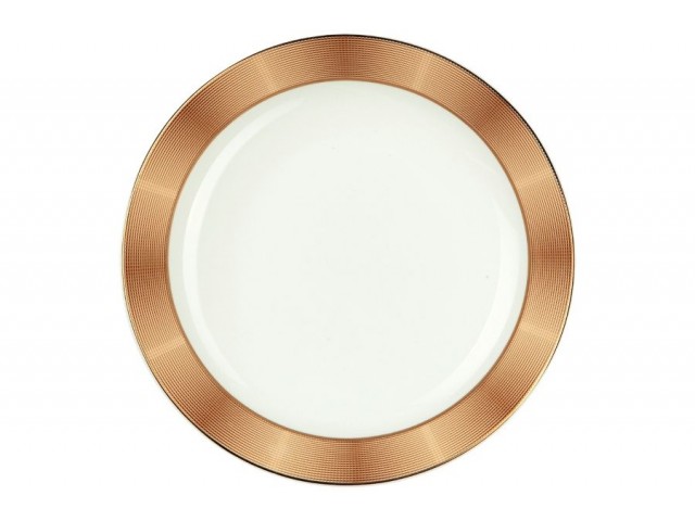 Набор тарелок суповых Золото Royal Aurel 20 см 6 штук