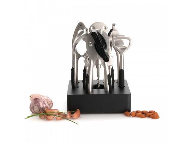 Набор принадлежностей для кухни и бара на подставке Cubo BergHoff