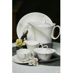 Сервиз чайный Атласная лента Royal Fine China на 6 персон 17 предметов