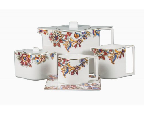 Сервиз чайный Агра Royal Bone China на 6 персон 17 предметов