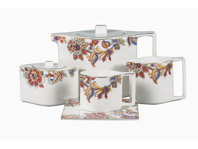 Сервиз чайный Агра Royal Bone China на 6 персон 17 предметов