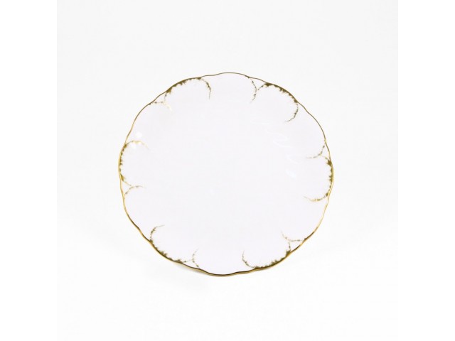 Набор 6 тарелок 17 см Narumi Белый с золотом