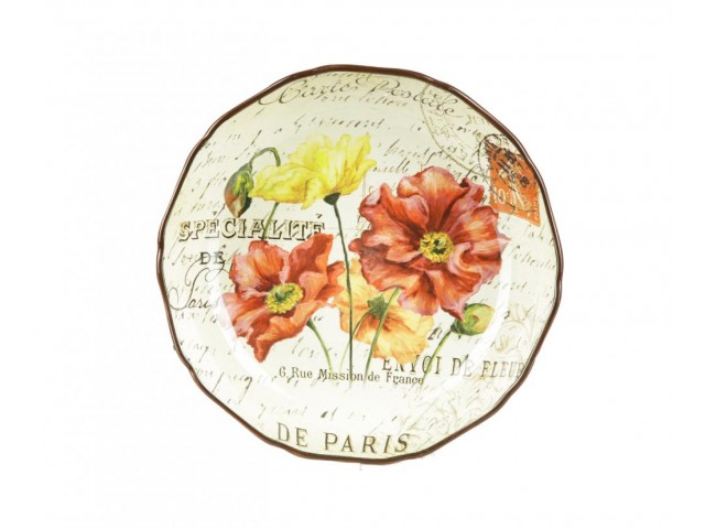 Салатник глубокий 33 см Парижские маки Certified International