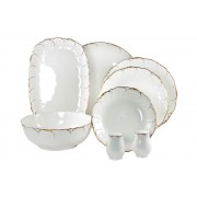 Сервиз столовый Narumi Белый с золотом на 6 персон 23 предмета